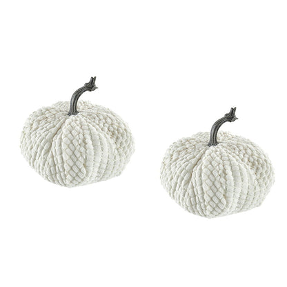 Chenille Weighted Pumpkin Ornament Decor For Holiday Harvest Festival Fall Festival &amp; Thanksgiving