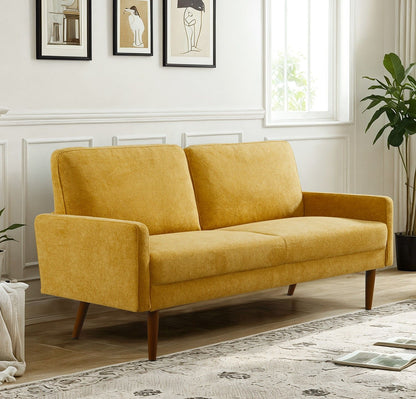 Sofa, European Style With Sleek Design, Modern &amp; Vintage Flair, Upholstered 3 Seater Couch