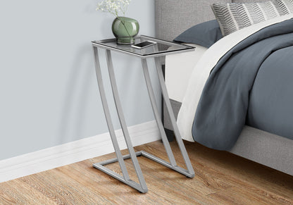 Accent Table, C - Shaped, Sturdy Construction, Contemporary &amp; Modern