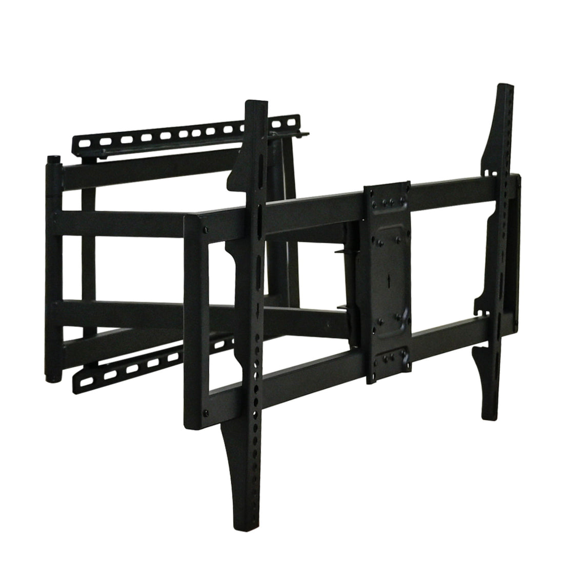 Full Motion TV Wall Mount Bracket For 40 120&quot; TV Dual Arm Tilt &amp; Swivel Vesa 800 X 400 Mm 132 Lbs Load - Black