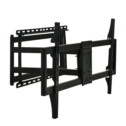 Full Motion TV Wall Mount Bracket For 40 120&quot; TV Dual Arm Tilt &amp; Swivel Vesa 800 X 400 Mm 132 Lbs Load - Black