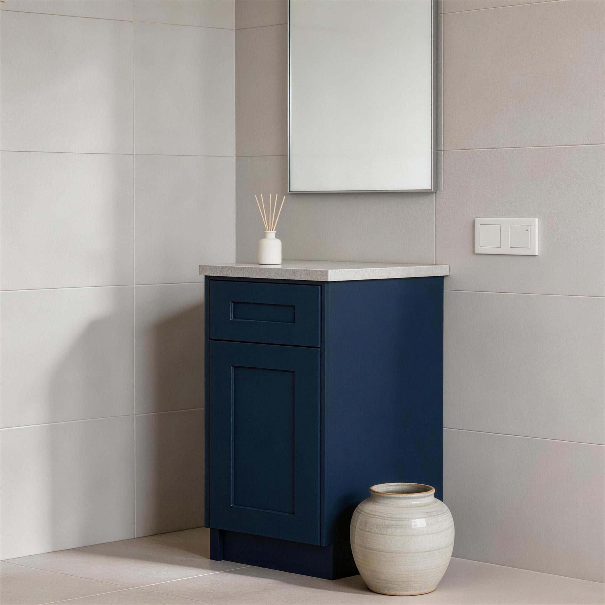 Shaker Base Cabinet &amp; Soft-Close Door And Drawer