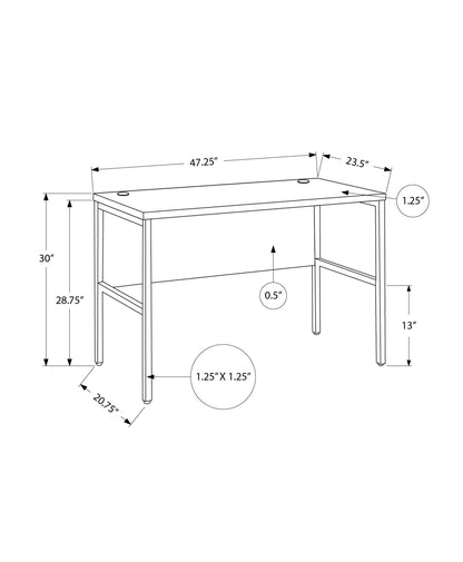 Computer Desk, Home Office, Commercial Grade, Contemporary &amp; Modern
