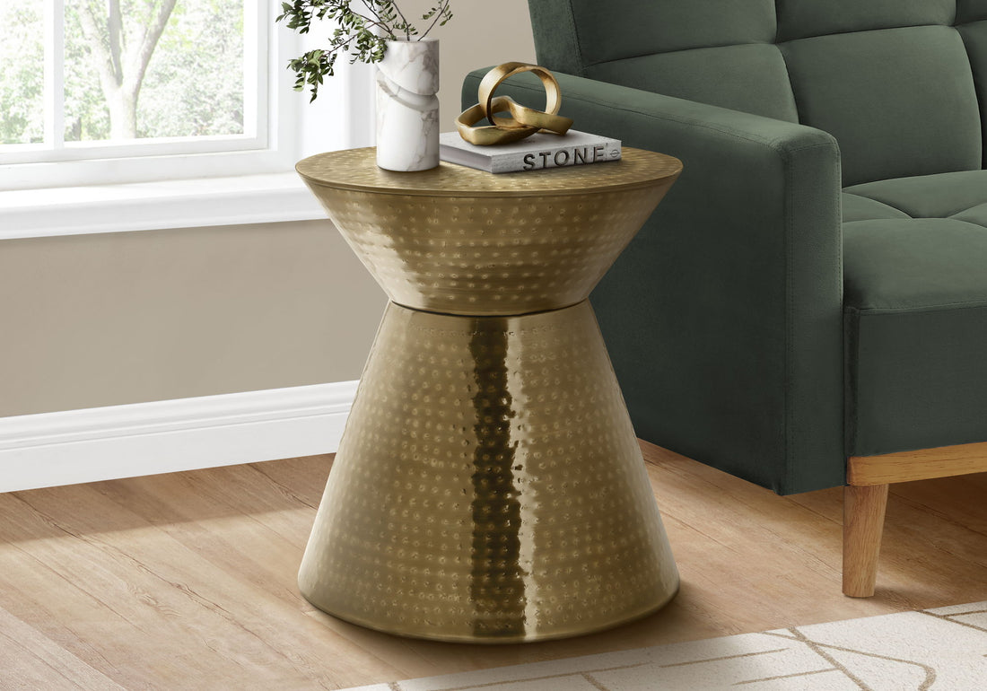Drum Accent Side Table, Contemporary &amp; Modern Elegant Design