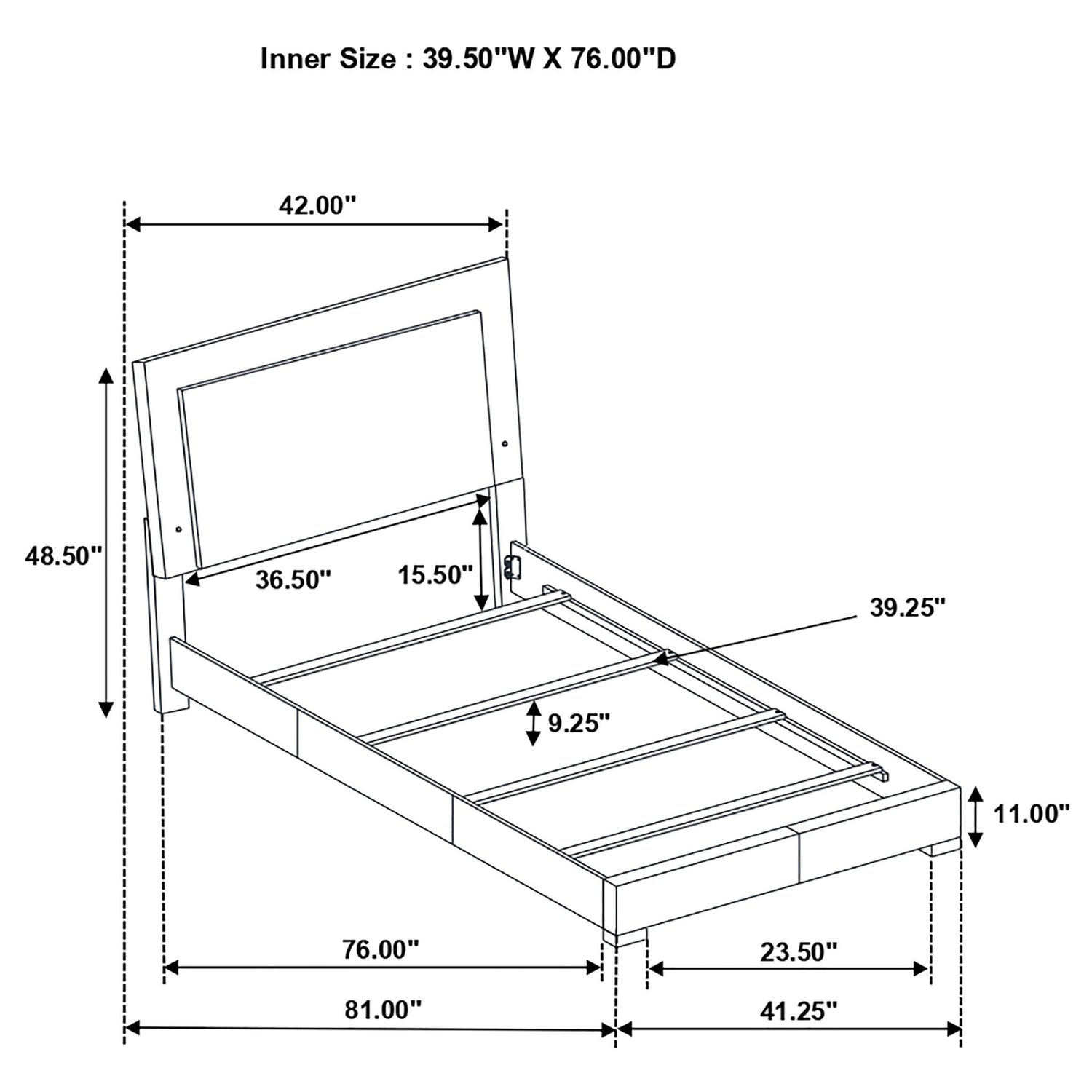 Dulcey - Bedroom Set &amp; LED