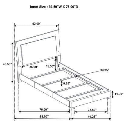Dulcey - Bedroom Set &amp; LED