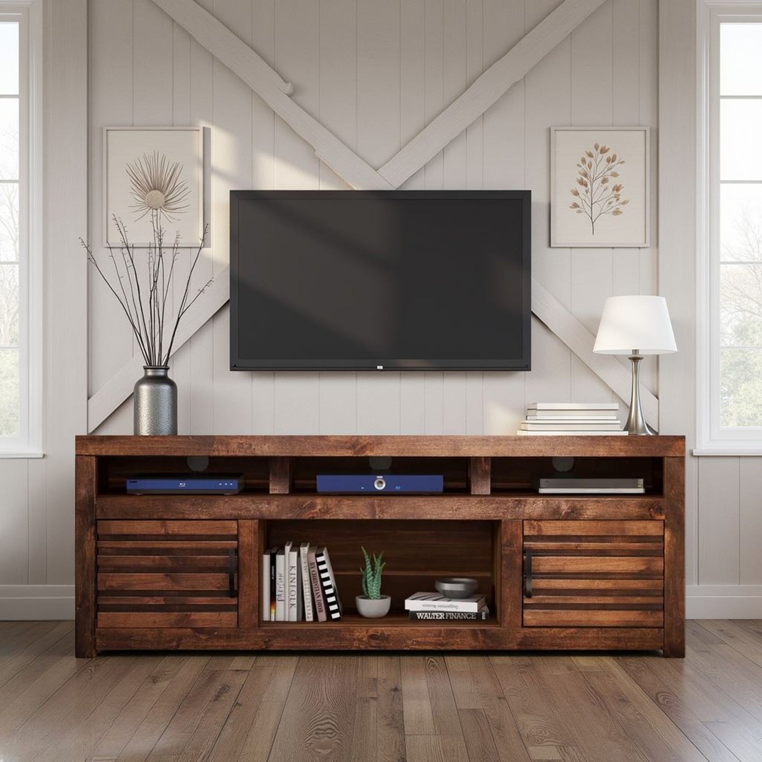 Sausalito - Console TV Stand For TVs Up To 85&quot; - Whiskey