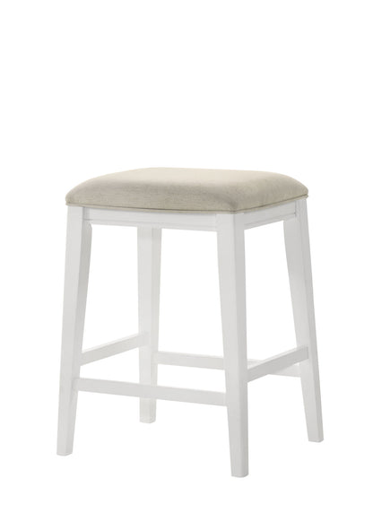 Sasha - 17&quot; Counter Height Stool With Upholstered Seat