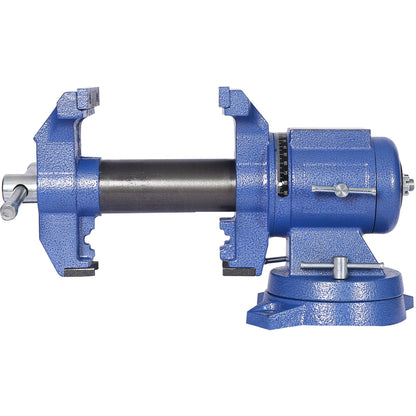 Heavy Duty 5&quot; Multi Jaw Rotating Bench Vise With 360 Degree Swivel Base And Head