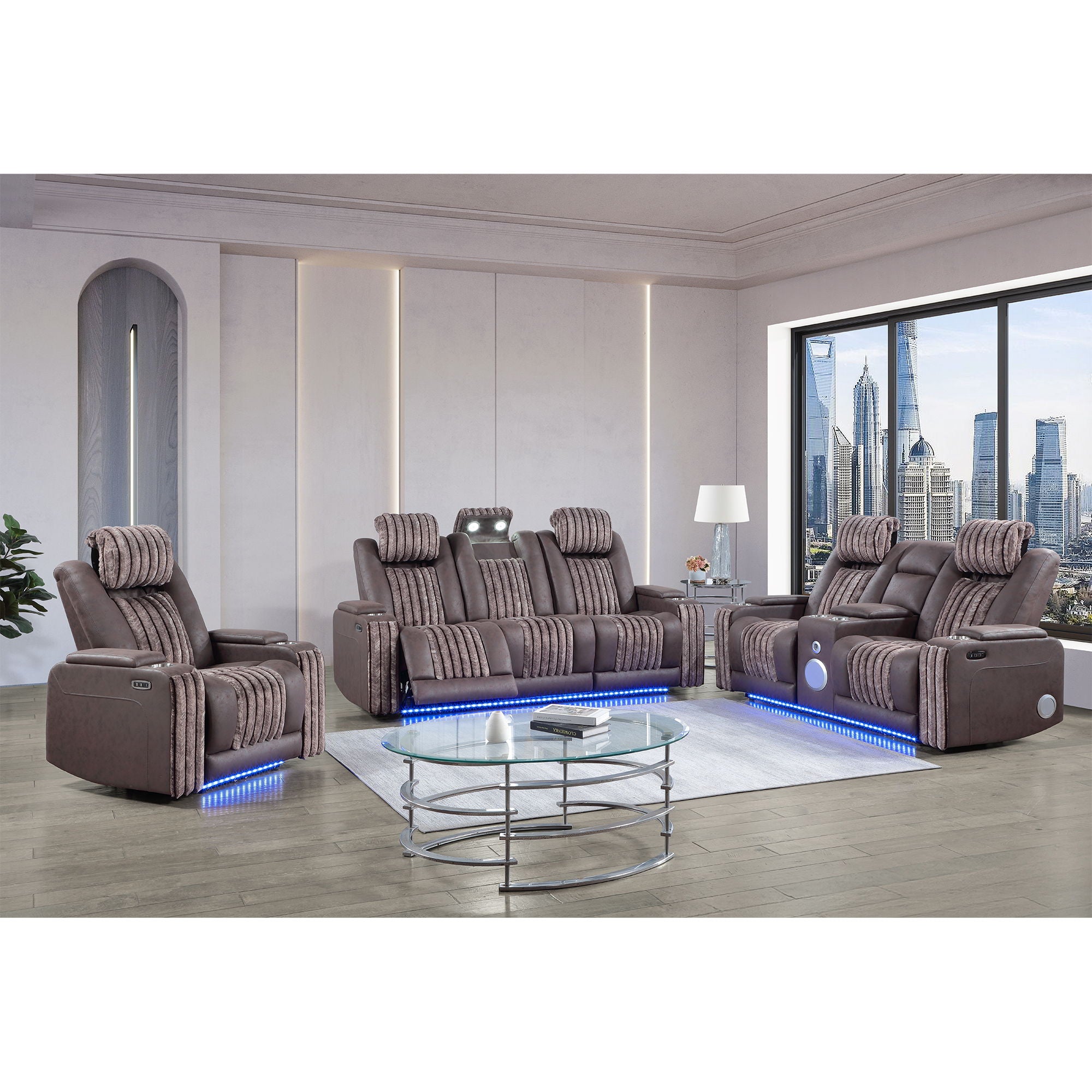 Duran - Power Reclining Set With Power Headrest