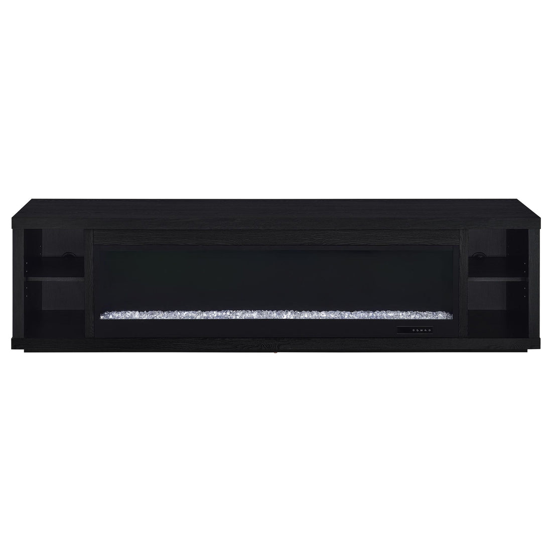 Joselyn - Fireplace TV Stand With Flame Visualizer - Black