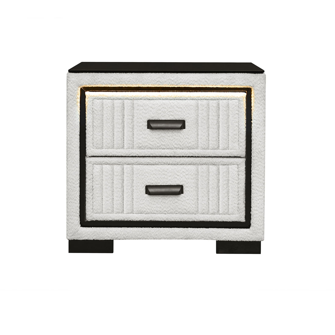 Isaiah - Nightstand With Upholstered Frame