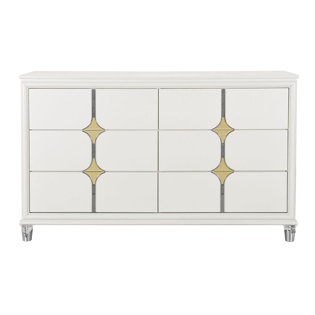 Uriuni - Dresser - Gold / White