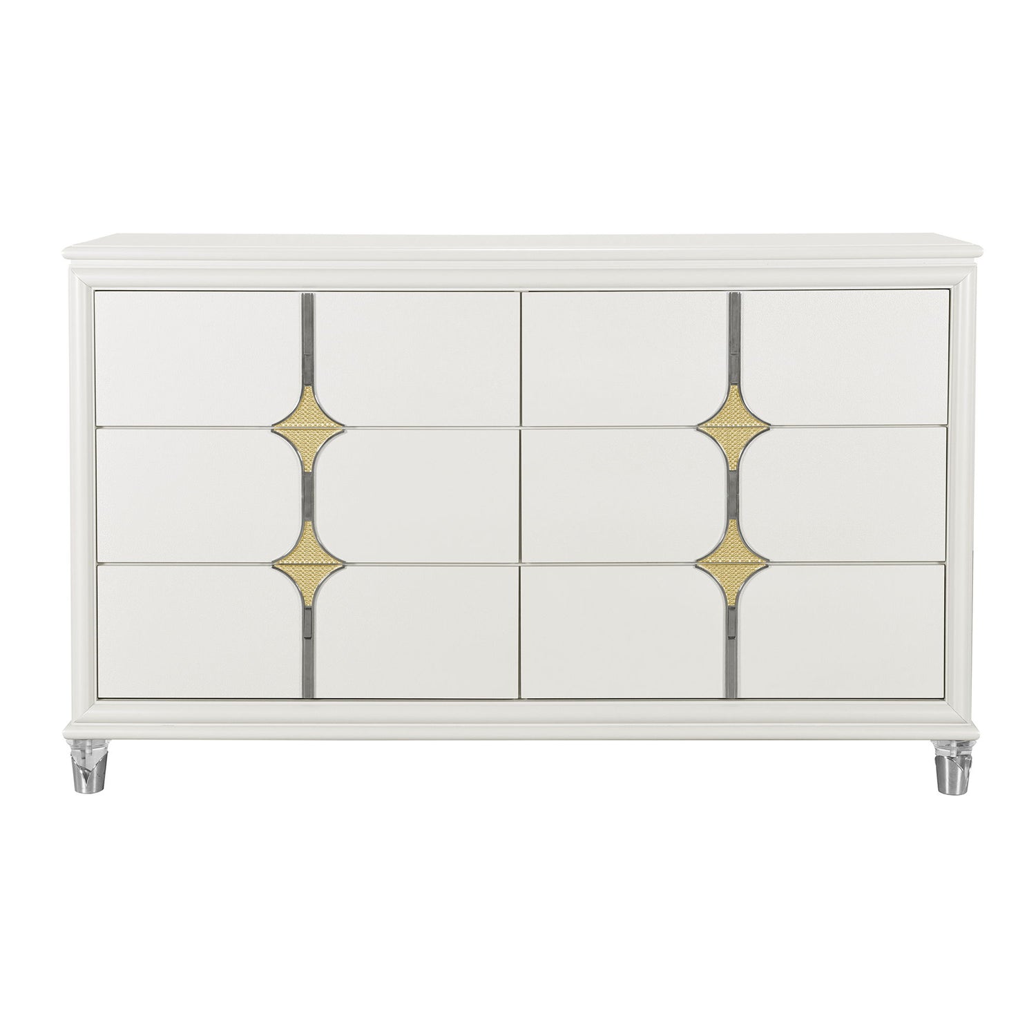 Uriuni - Dresser - Gold / White