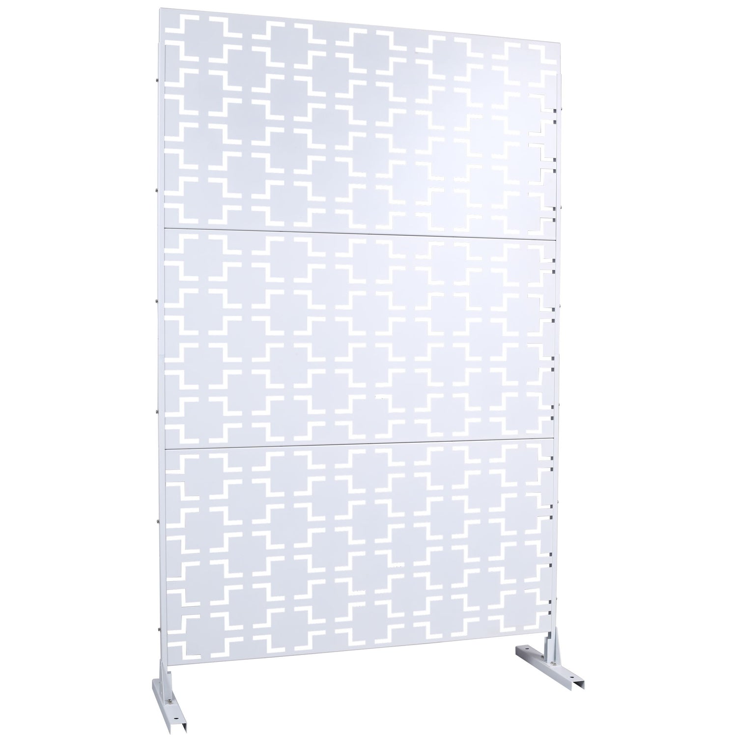 Outdoor &amp; Indoor Metal Privacy Freestanding Decorative Screen