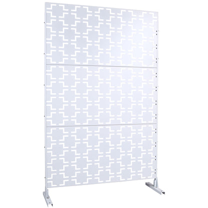 Outdoor &amp; Indoor Metal Privacy Freestanding Decorative Screen