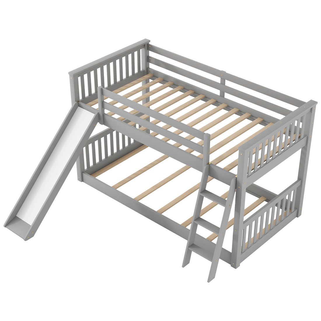 Bunk Bed &amp; Convertible Slide And Ladder