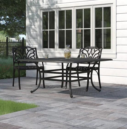 64&quot; Square Dining Table - Dark Lava Bronze