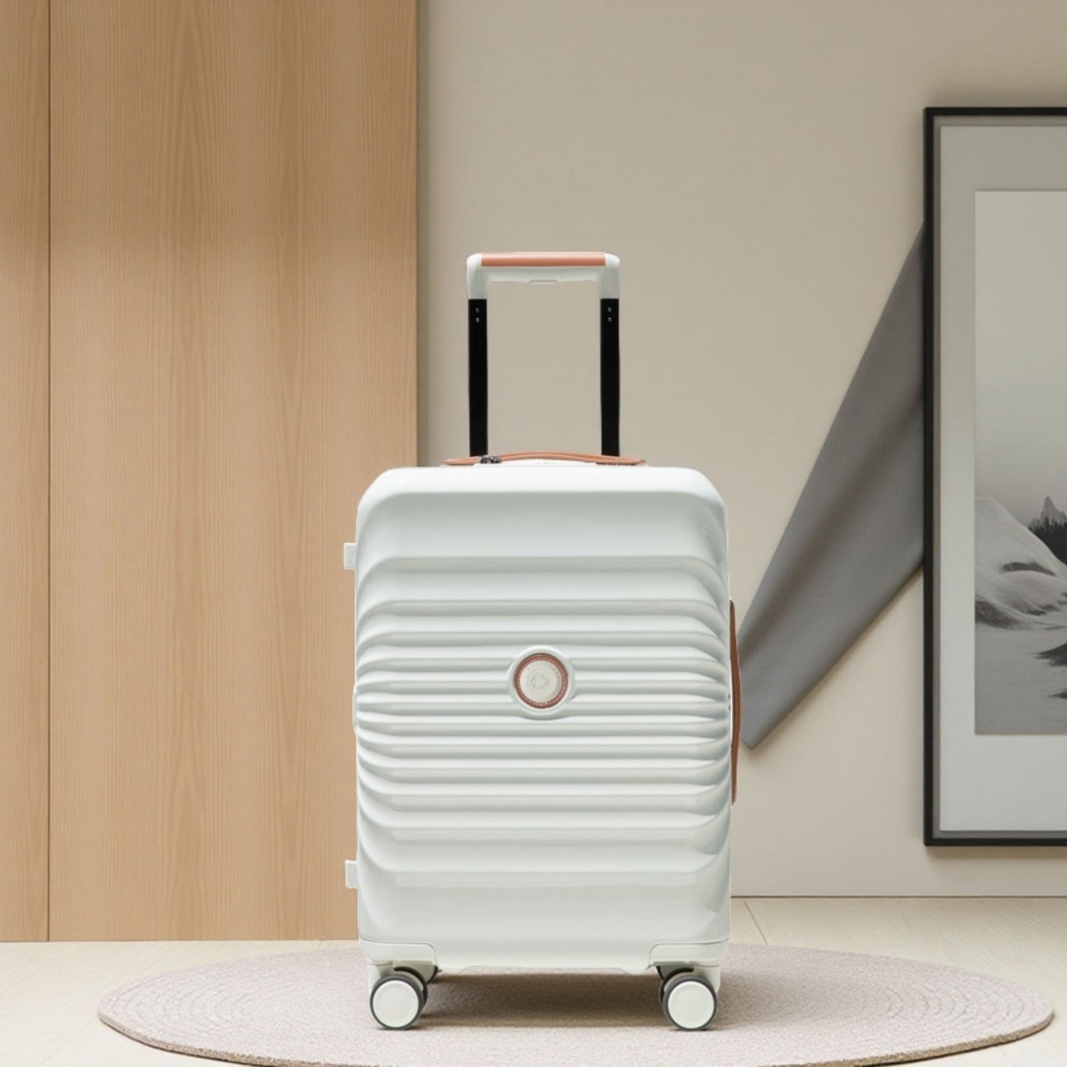 20&quot; Carry On Luggage Lightweight Suitcase Tsa Lock, USB Port, Spinner Wheels