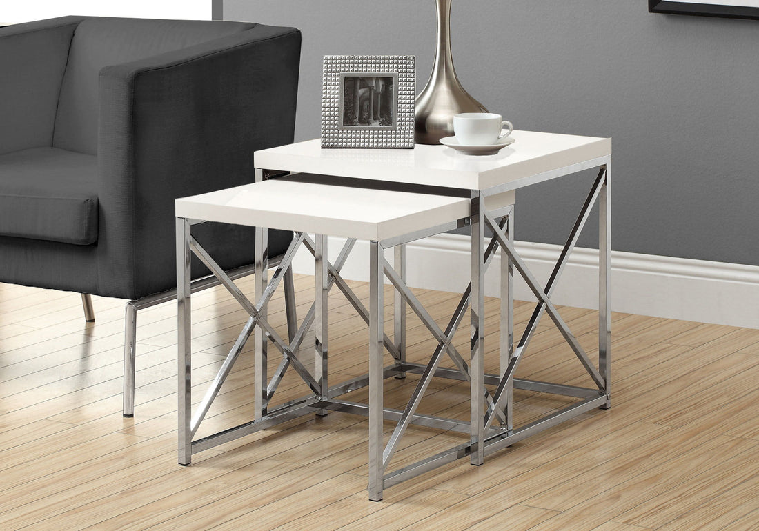 Nesting Table, Accent, Contemporary &amp; Modern (Set of 2)