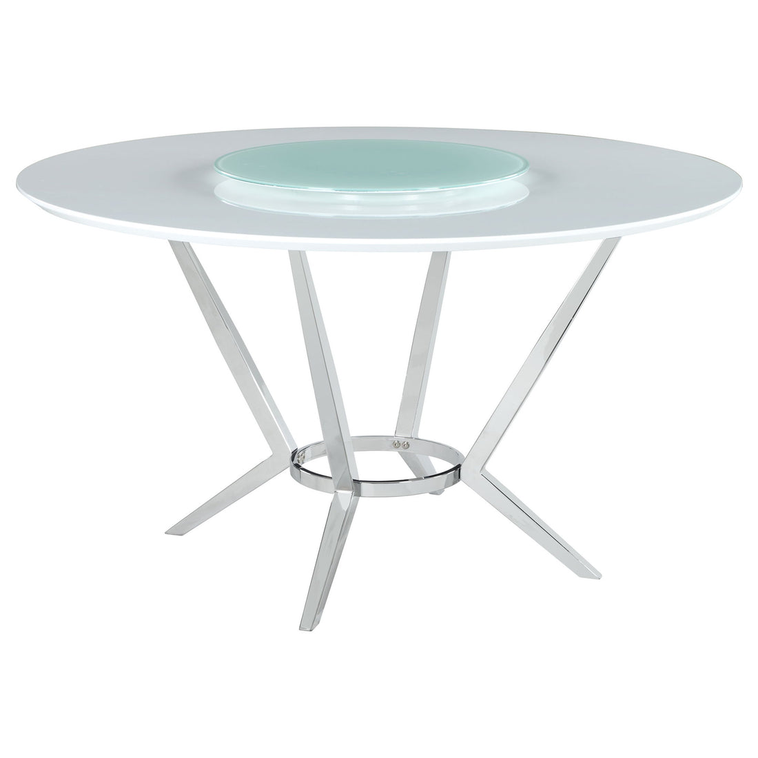 Anchor - Round Dining Table - Gloss White