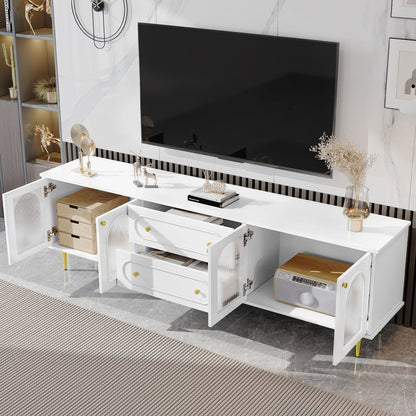 TV Cabinet With 2 Drawers And 2 Cabinets