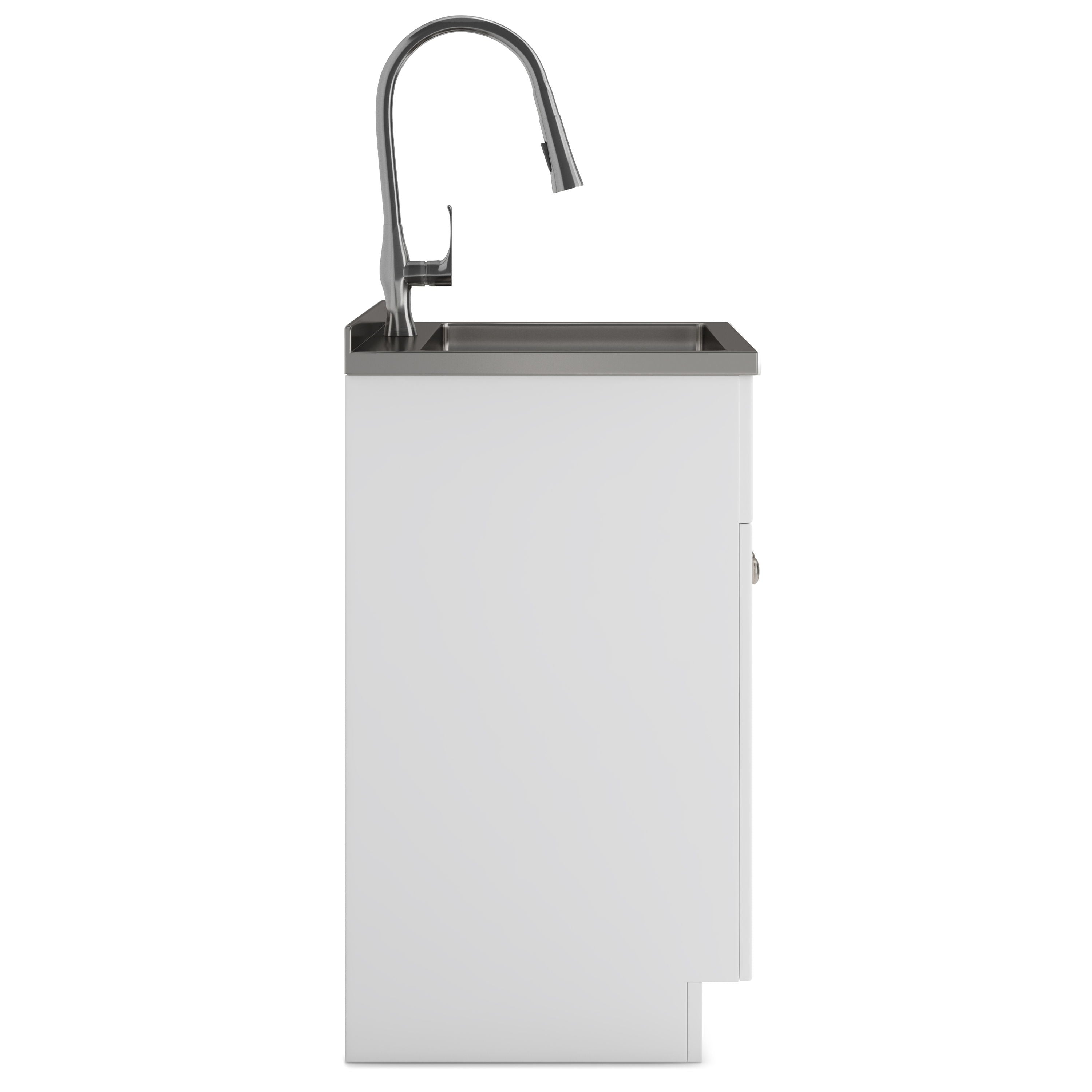 Beckham - Laundry Cabinet &amp; Faucet And Stainless Steel Sink