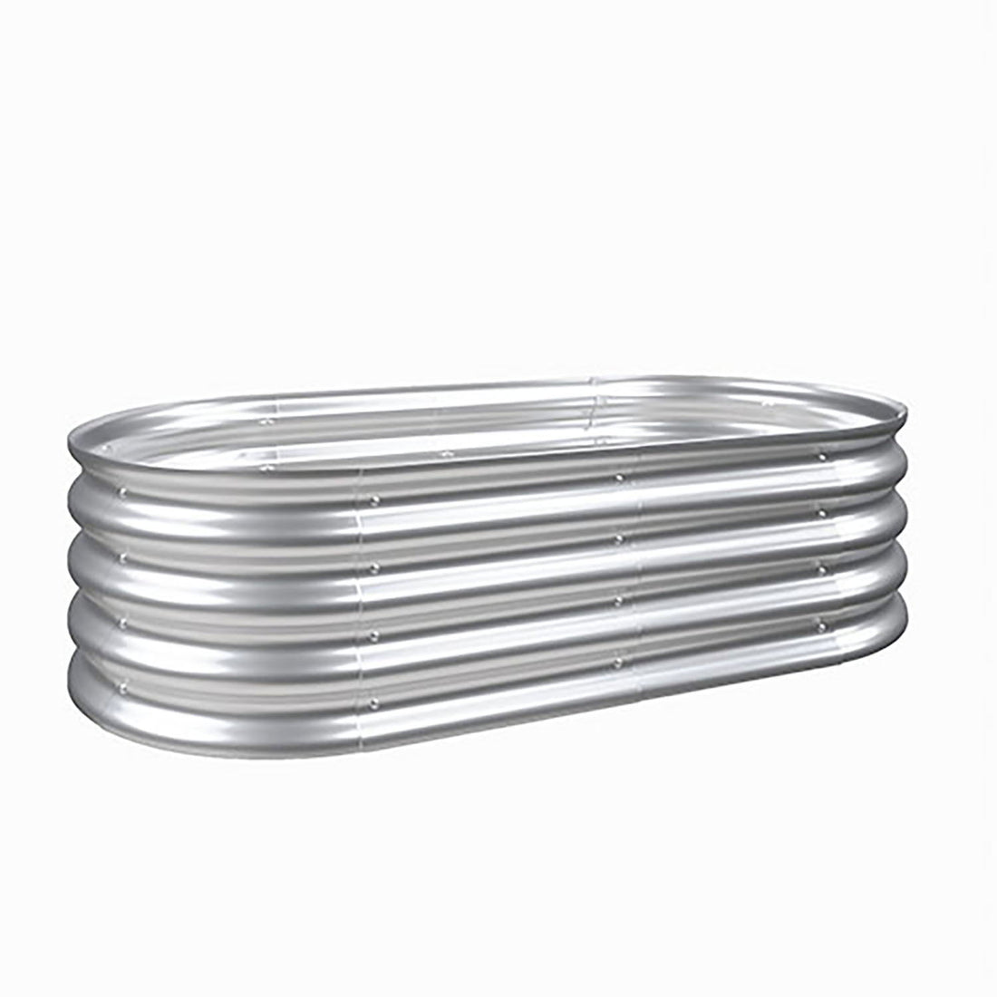 Heavy Duty Galvanized Raised Garden Bed Kit For Vegetables, Flowers &amp; Herbs