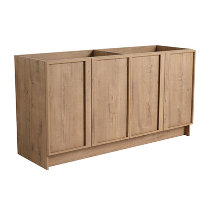 Freestanding Bathroom Vanity &amp; Soft Close Cabinet Doors, Excluding Sink