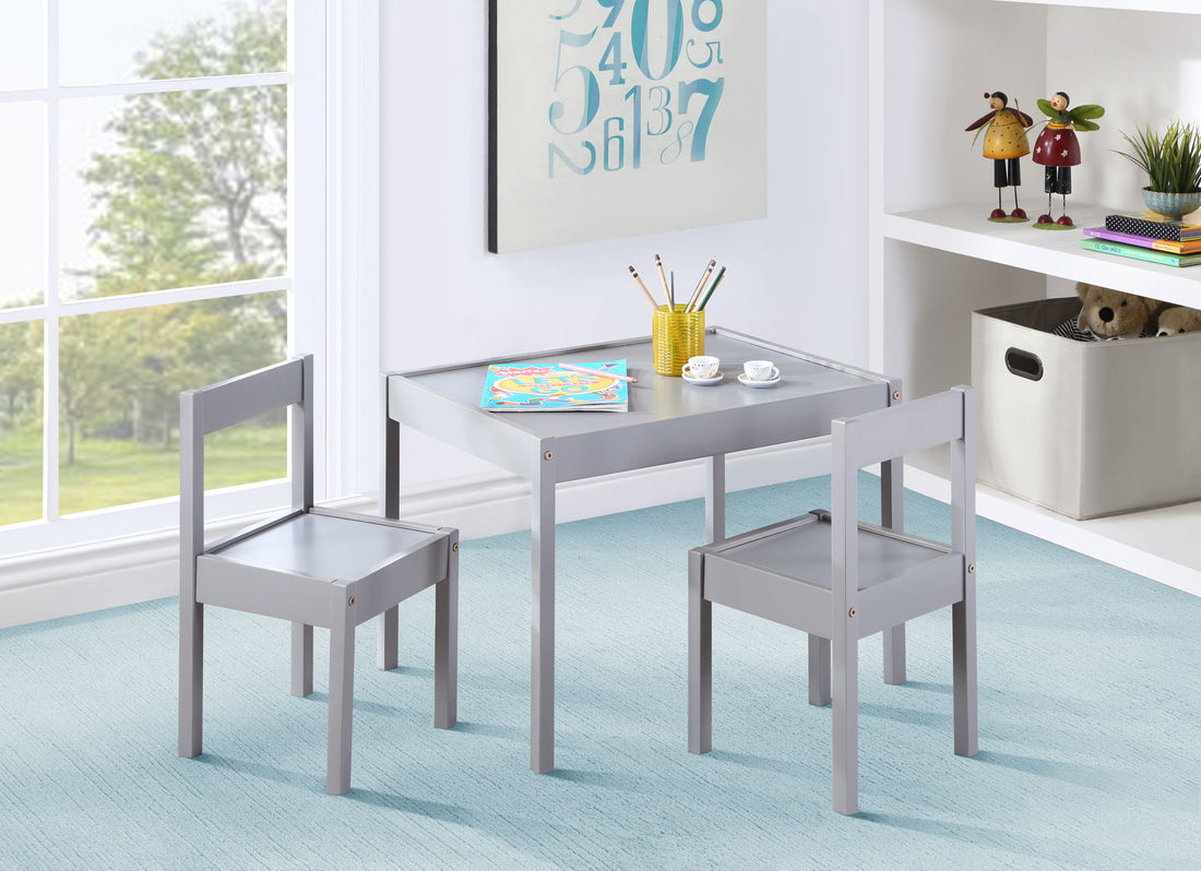 Della - 3 Piece Kids Table &amp; 2 Chair Set