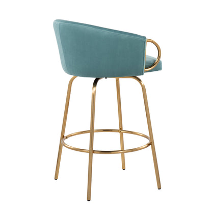 Claire - Contemporary &amp; Glam Counter Stool (Set of 2)