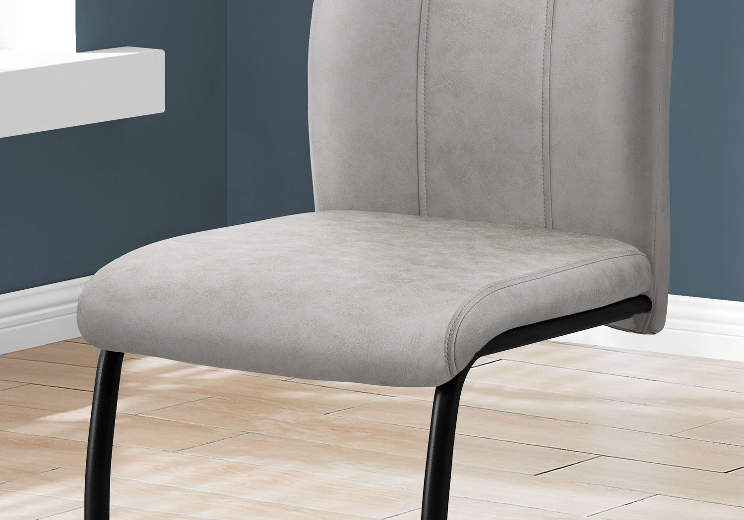 Dining Chair, Side, Upholstered For Dining Room, Contemporary &amp; Modern (Set of 2)