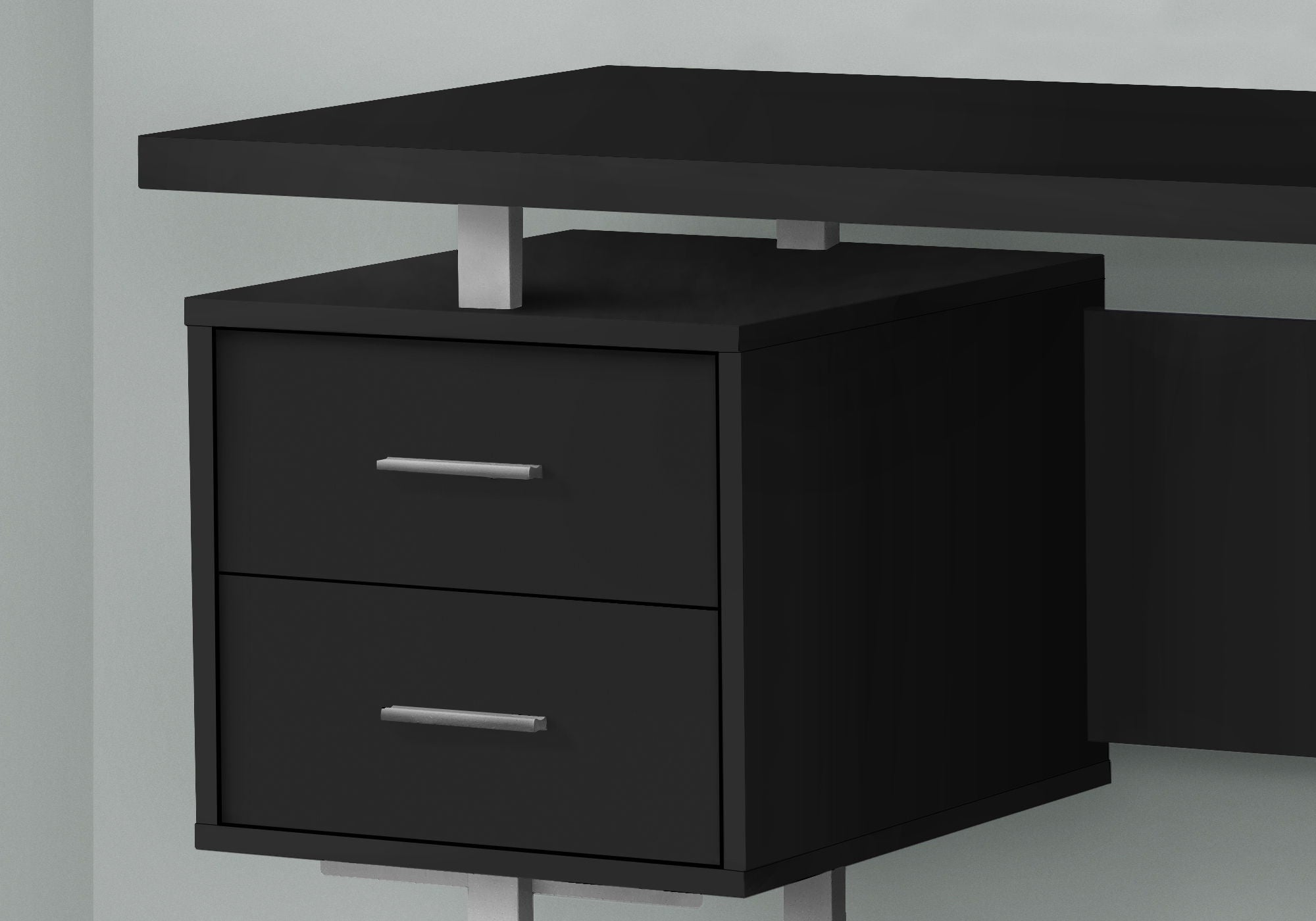 Computer Desk For Home Office, Laptop, Left, Right Set - Up, Storage Drawers, Contemporary &amp; Modern