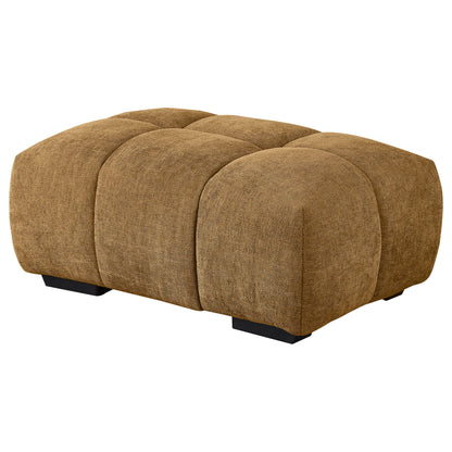 Calla - Rectangular Tufted Ottoman - Amber