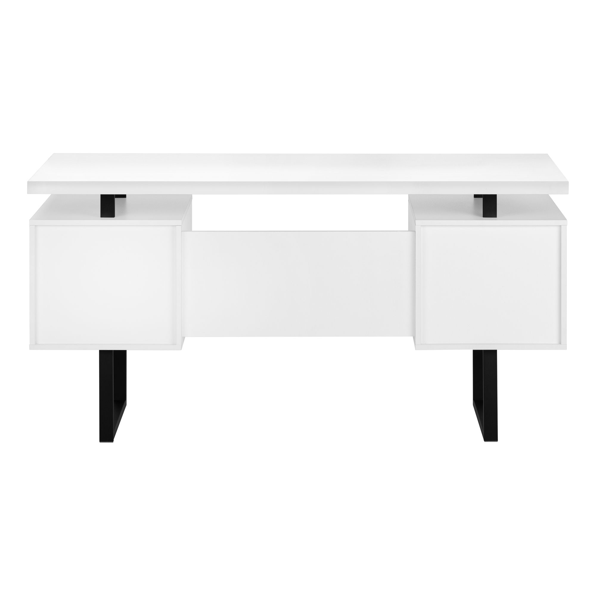 Computer Desk For Home Office, Laptop, Left, Right Set - Up, Storage Drawers, Contemporary &amp; Modern