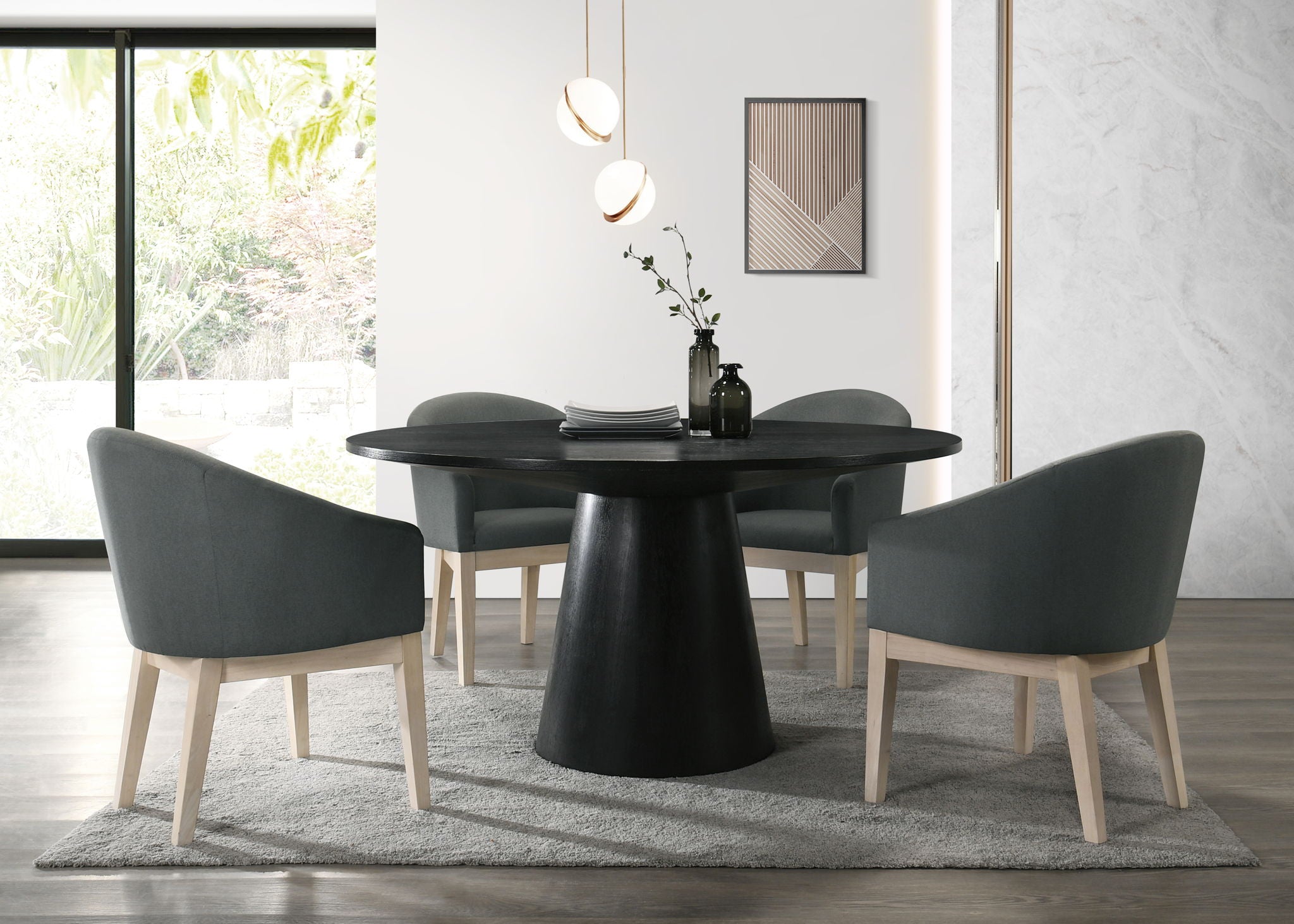 Jasper - 59&quot; Round Dining Table Set