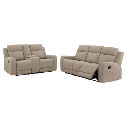 Slater - 2 Piece Reclining Sofa Set With Manual Recline