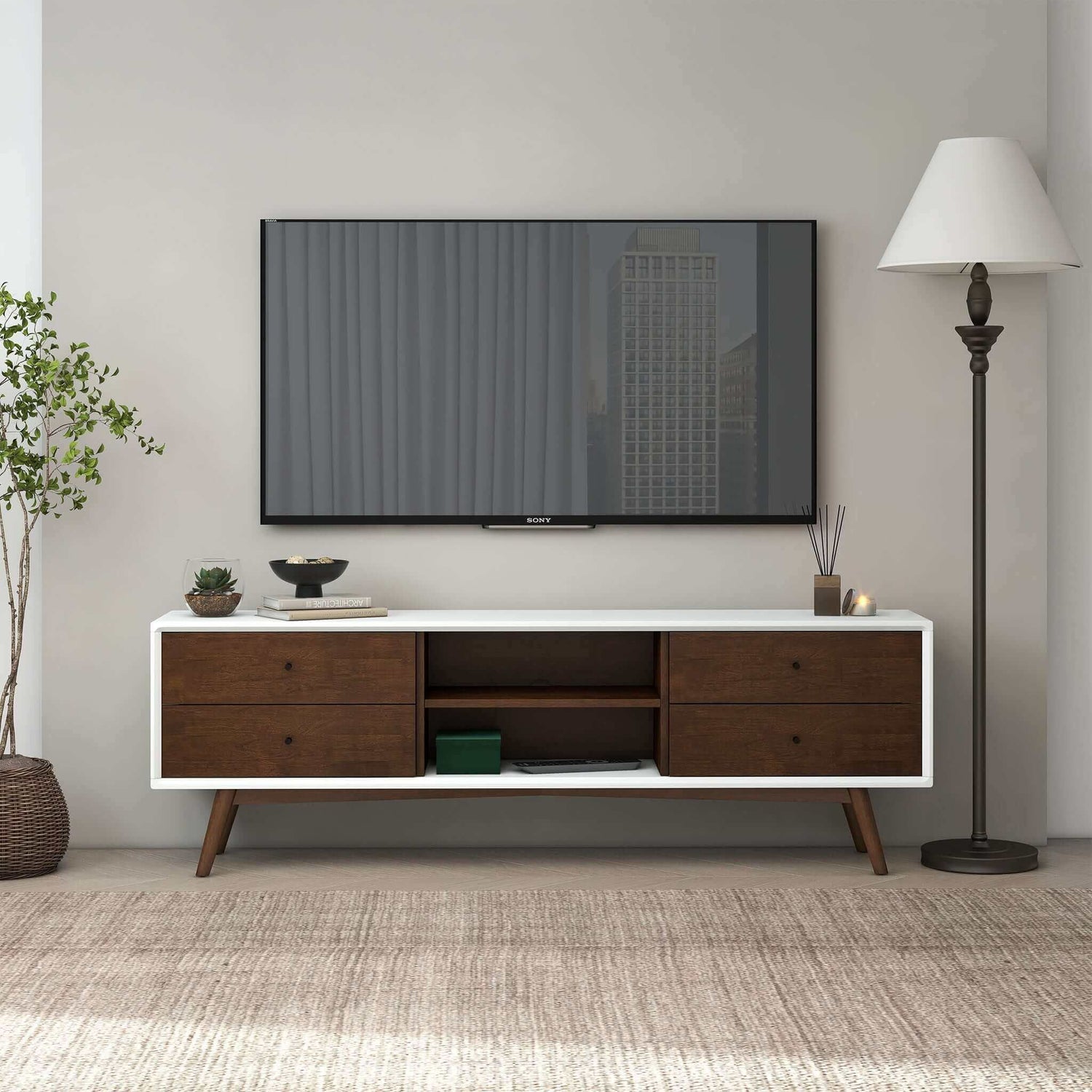 Caroline - Modern TV Stand Up To 72&quot;