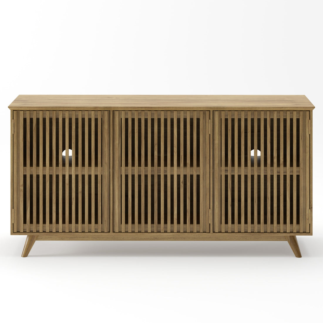 TV Stand With Adjustable Shelf - Natural