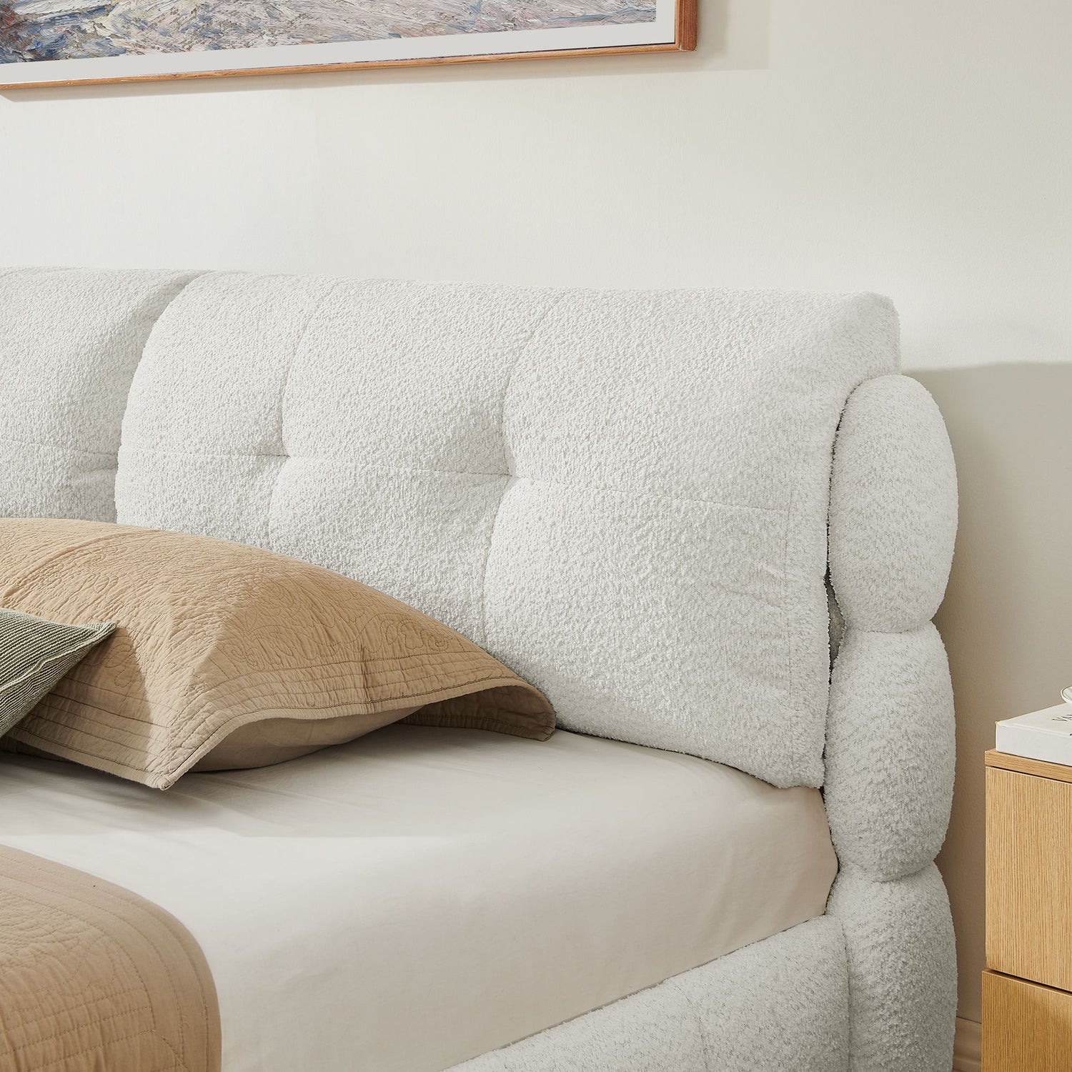Platform Bed &amp; Upholstered Frame