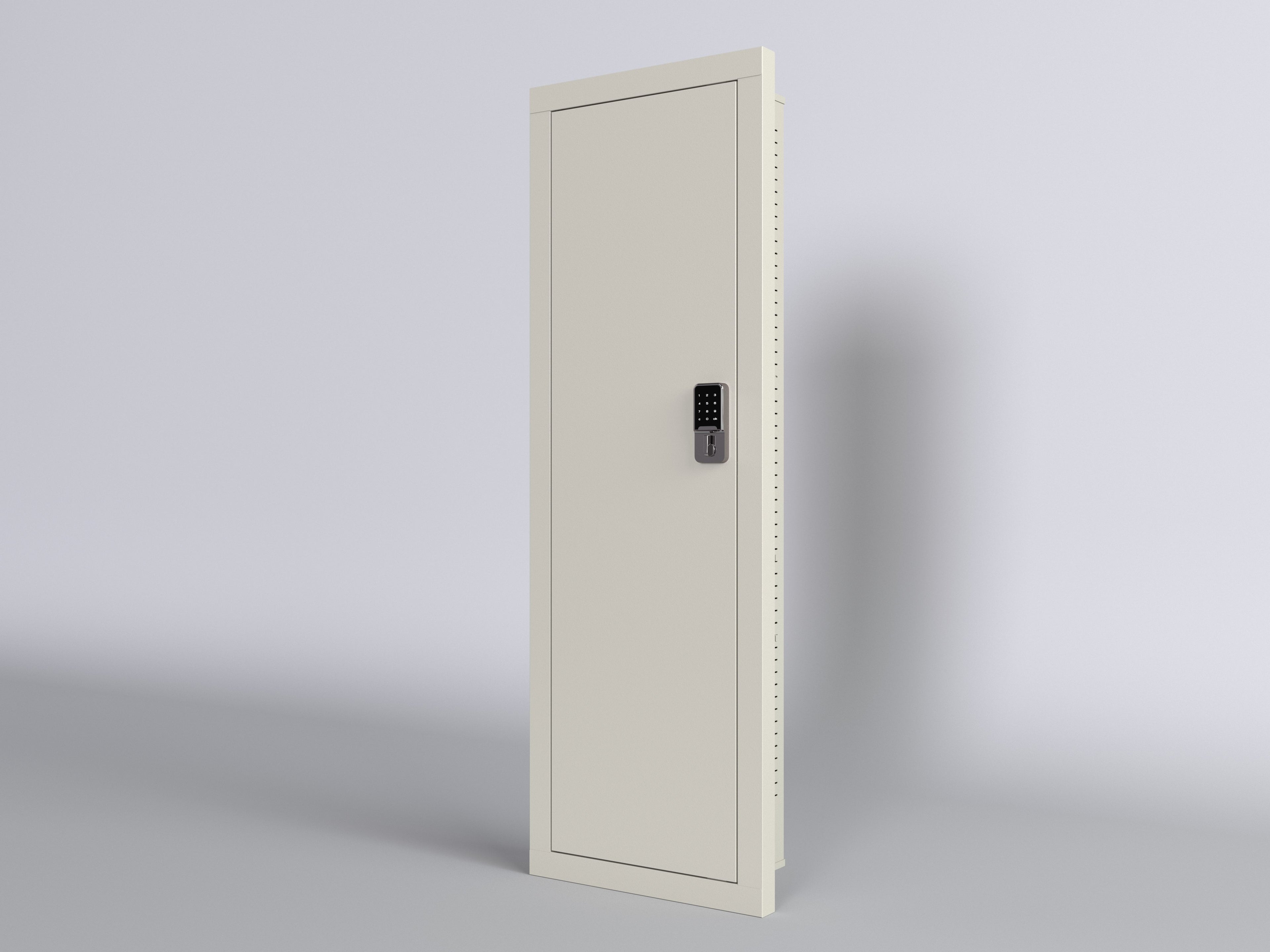 Wall Gun Safe, Gun Safes For Home, Gun Safes &amp; Cabinets, Wall Safes Between The Studs, Quick Access Rifle Safe With Removable Shelf And Digital Keypad
