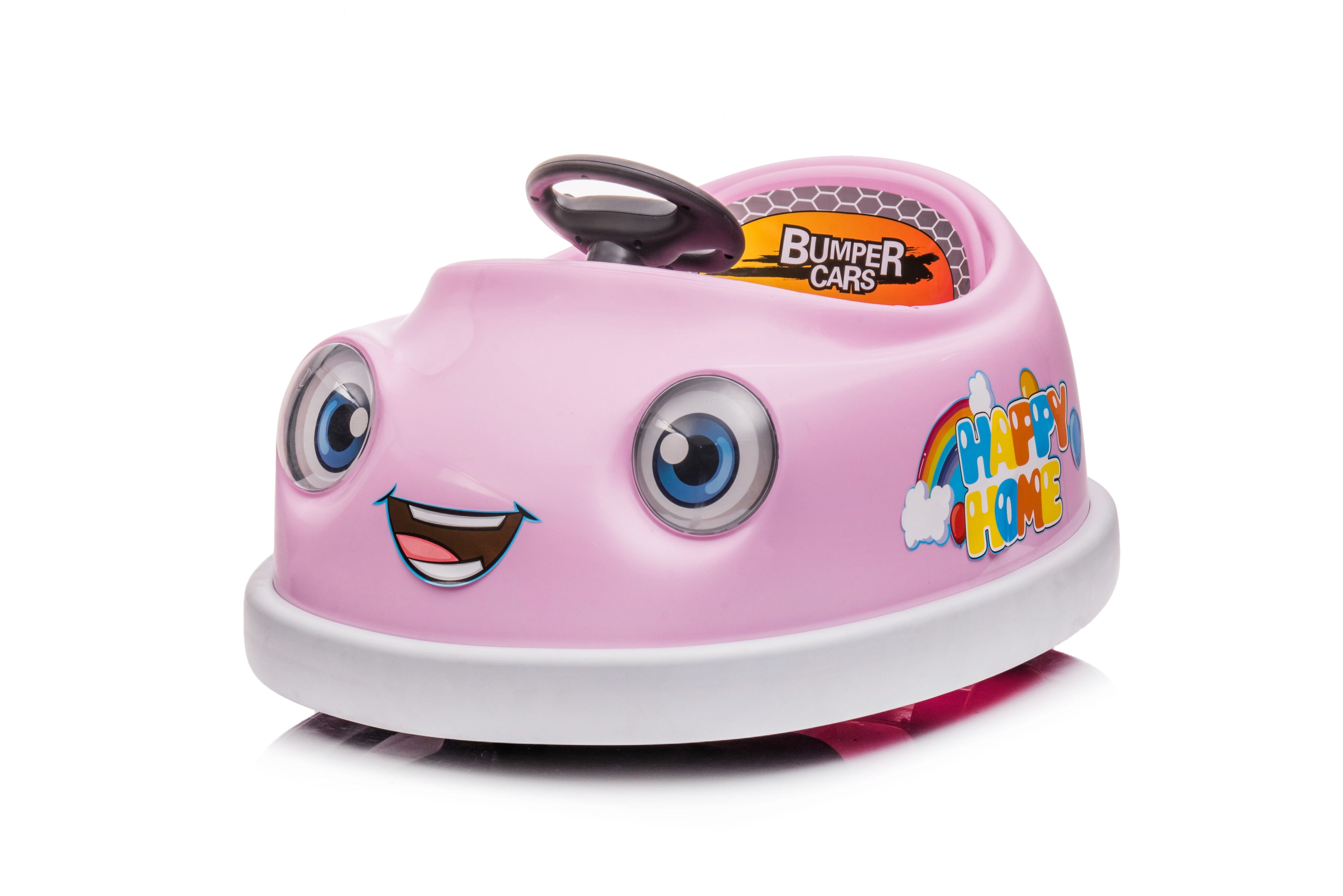 Bumper Car For Kids, 12V Dual Drive 1-6 Years Old Children&