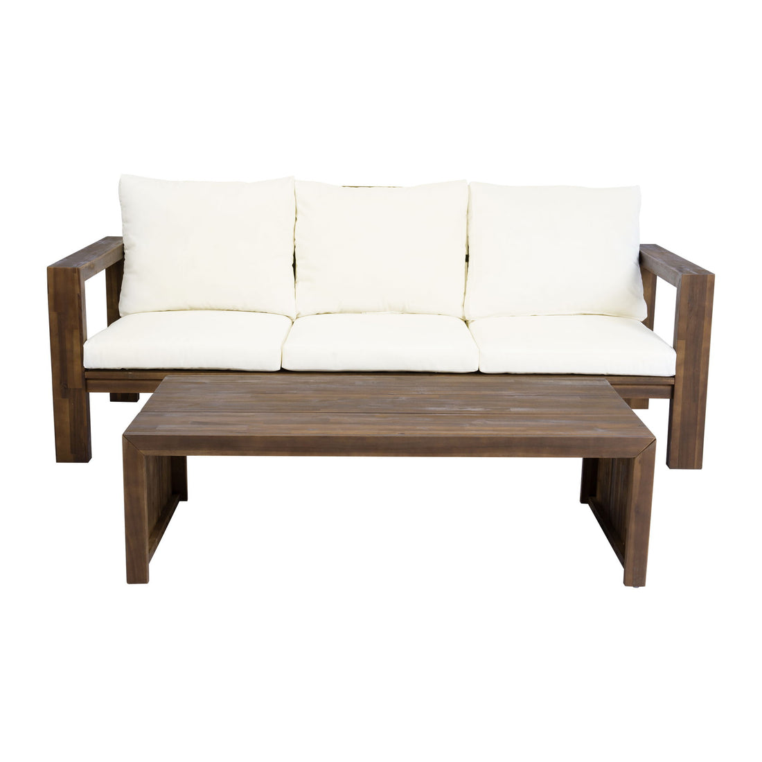 3 Seater Patio Set, Outdoor Sofa &amp; Coffee Table Set