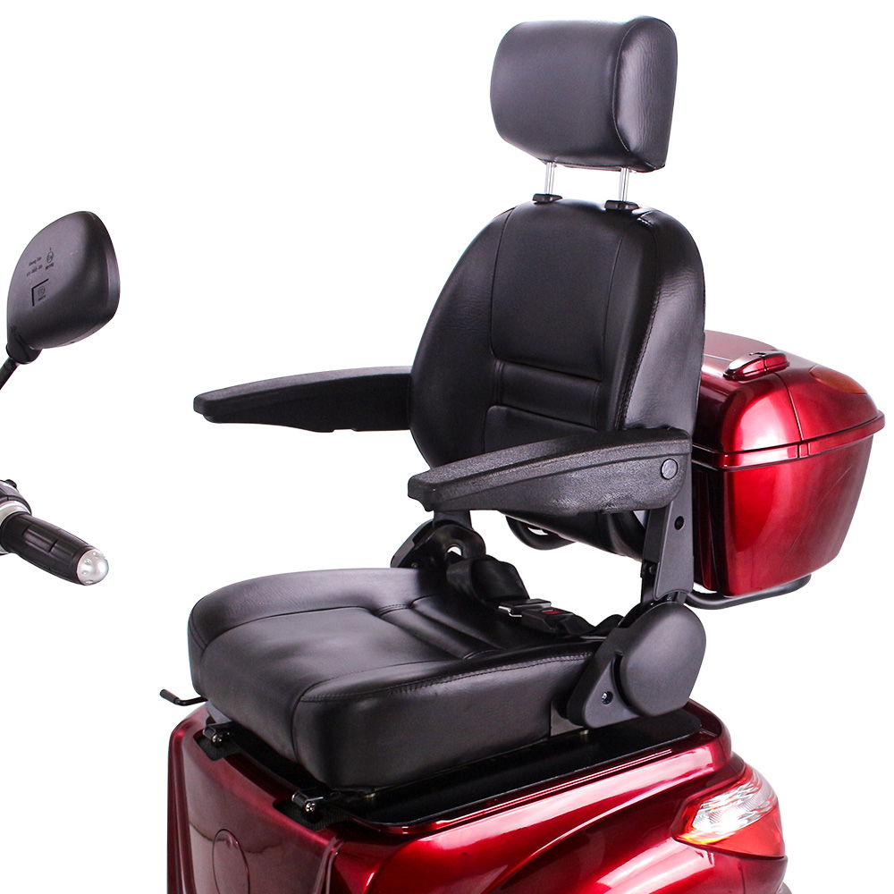 Fastest Mobility Scooter With 4 Wheels &amp; Seniors - Red