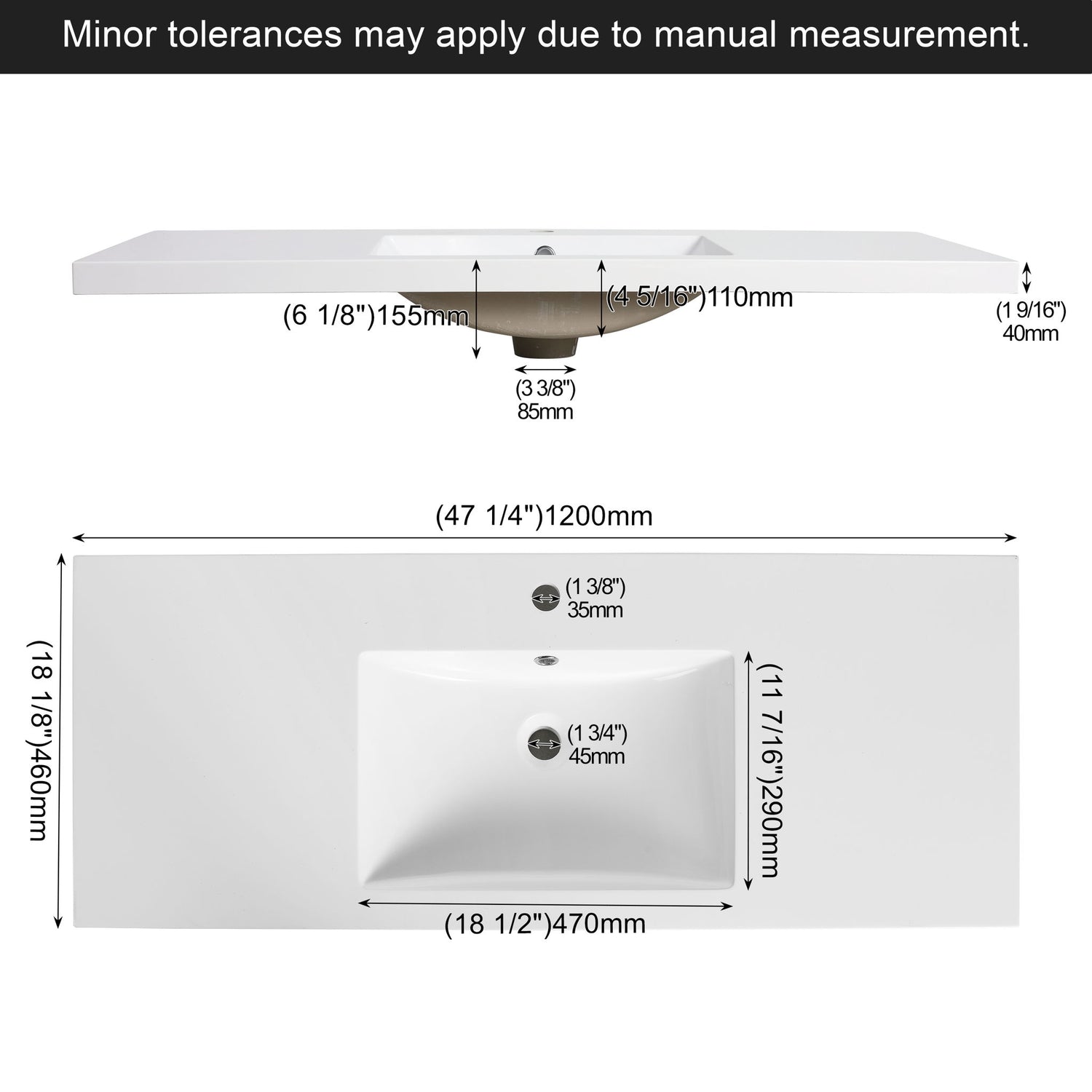Bathroom Vanity Top With Integrated Sink