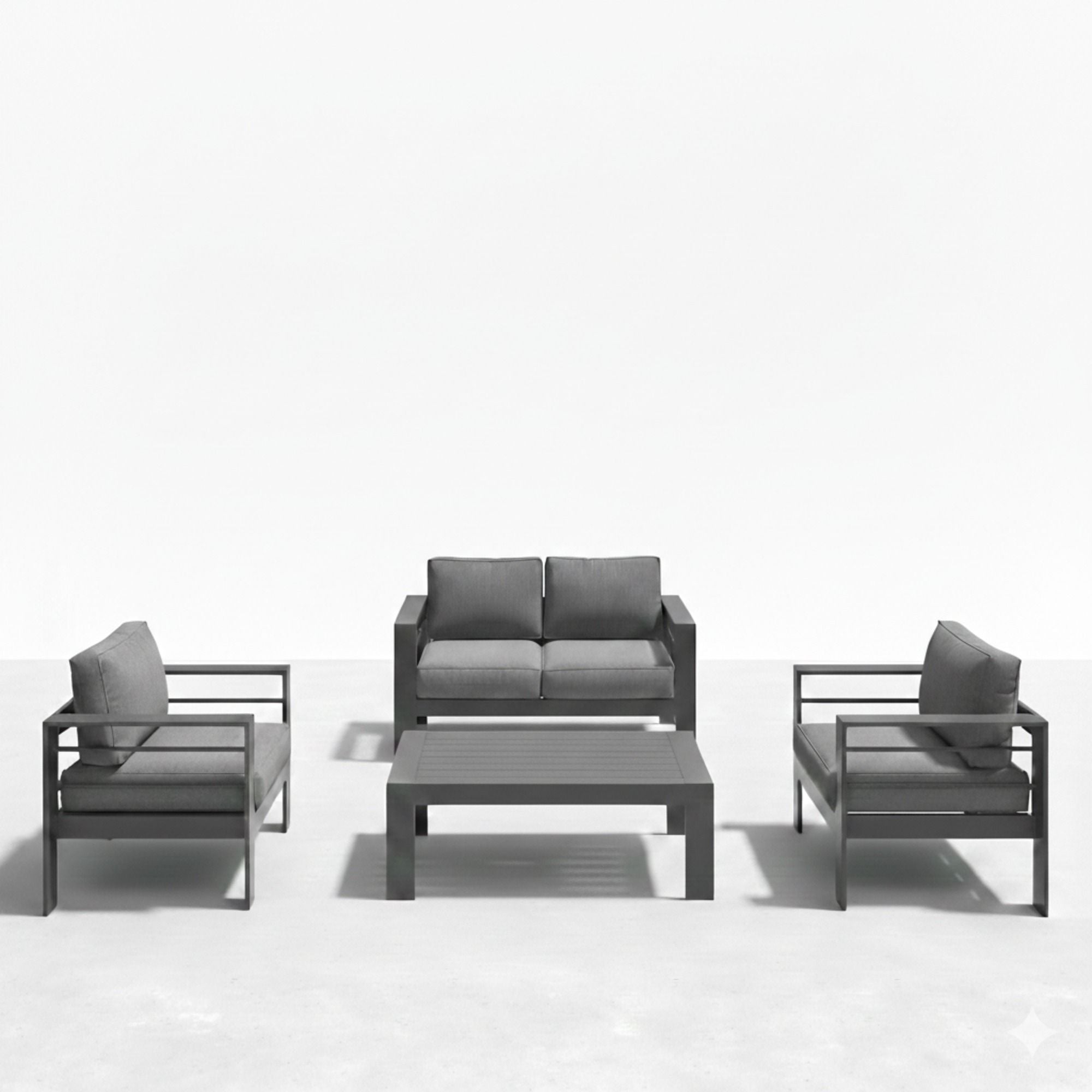 Outdoor Patio Set, All-Weather &amp; Thick Cushions