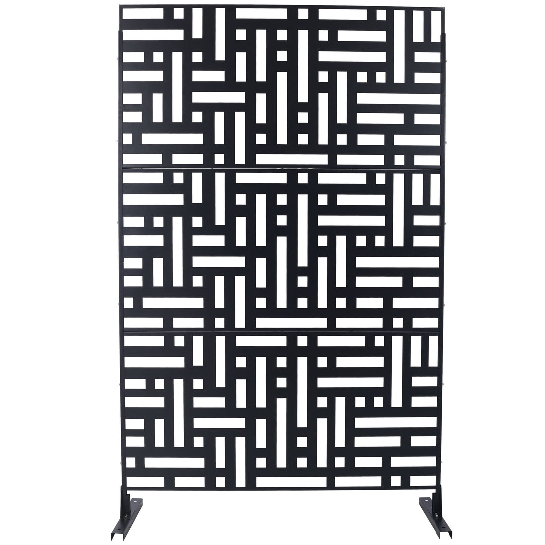 Decorative Freestanding Metal Privacy Screen For Indoor &amp; Outdoor Use