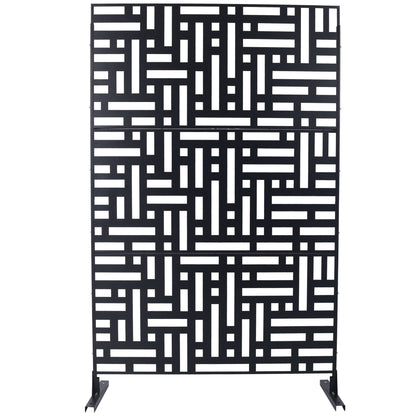 Decorative Freestanding Metal Privacy Screen For Indoor &amp; Outdoor Use