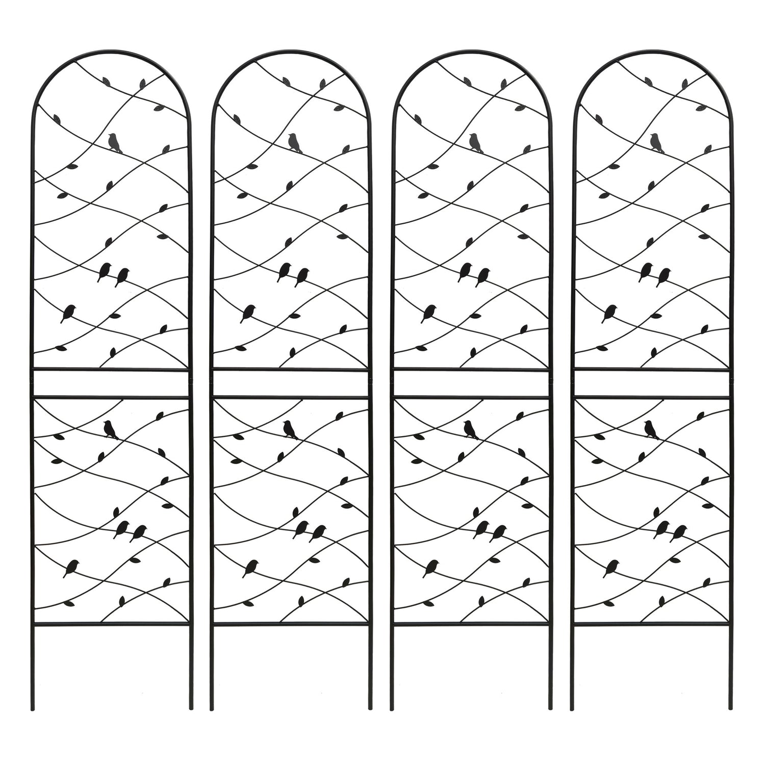 Garden Rustproof Trellis For Climbing Plants
