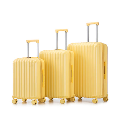 20&quot; / 24&quot; / 28&quot; 3 Pieces / Set Spinner Wheel Luggage, Carry On Suitcase, With Cup Holder &amp; USB Port &amp; Phone Holder